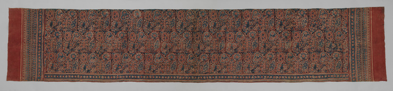 Detail from a late 1300s or early 1400s full-length cotton cloth produced in Gujarat, in Western India, meant for Indonesian markets.