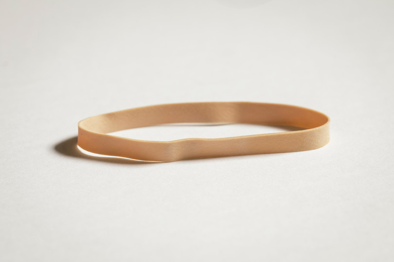 You can think about elasticity in terms of a rubber band. We can measure the elasticity of a rubber band by how much it stretches when it is pulled. An elastic band that stretches a lot is more elastic, and an elastic band that doesn’t stretch that much is less elastic or inelastic.