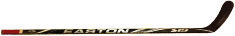 An ice hockey stick.